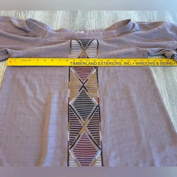 Knox Rose Top Womens Sz Med Purple Embroidered Southwestern Off Shoulder
Tassel - Picture 8 of 8